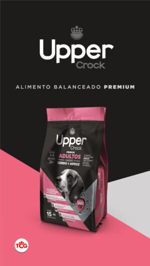 Upper Crock Adultos Cerdo y Arroz Premium