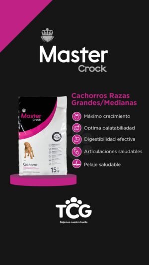 Master Crock Cachorro Razas Medianas y Grandes