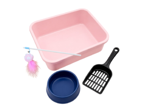 Kit Sanitario para Gatos con Juguete Interactivo