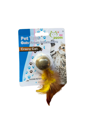 Yerba Gatuna Con Plumas Catnip