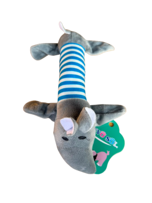Juguete Peluche Para Perros Elefante Alargado Suave Con Sonido