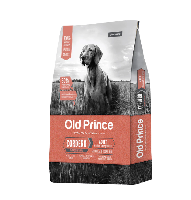 Old Prince Adult Medium & Large Cordero y Arroz Integral