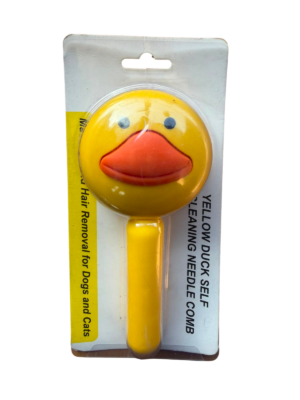 Cepillo Removedor de Pelo Auto Limpiante para Perros y Gatos – Diseño Patito