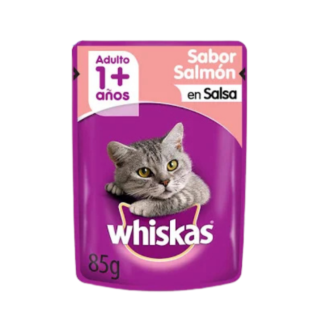 Whiskas Adulto Sabor Salmón en Salsa 85 g
