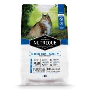 Nutrique Adult 7+ Cat Healthy Maintenance – Gato Senior +7 Años con Pavo
