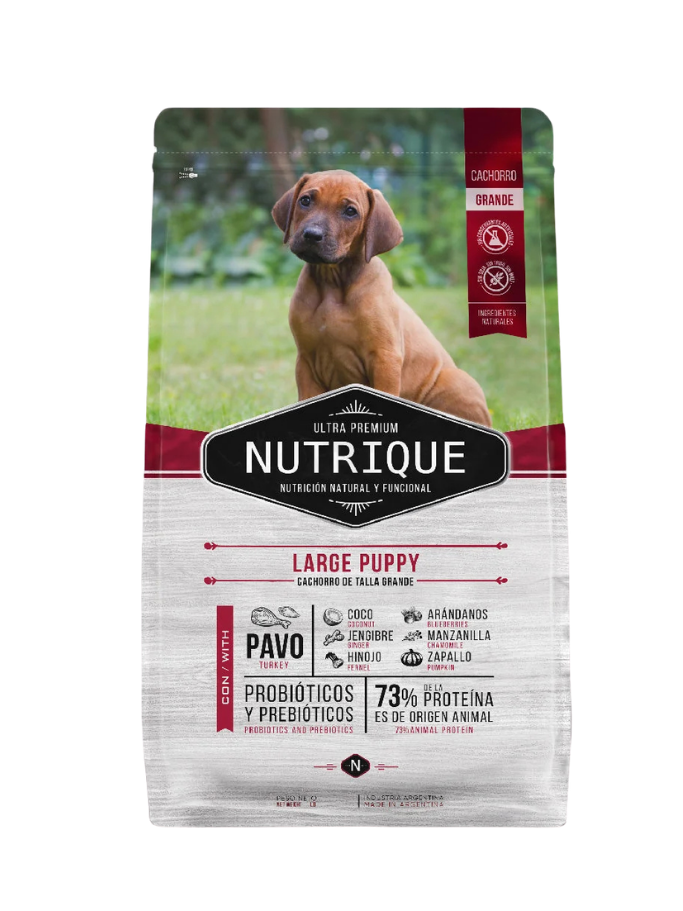 Nutrique Large Puppy – Alimento Ultra Premium para Cachorros de Razas Grandes